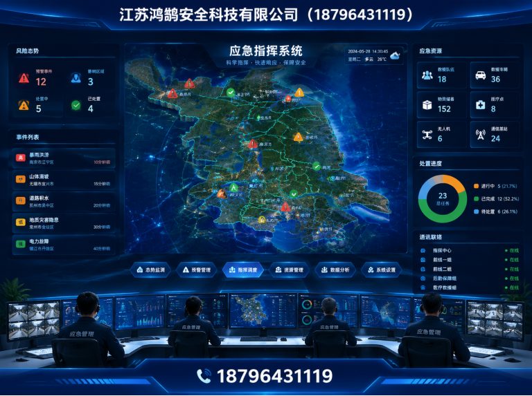 泰州消防通信指挥展示图